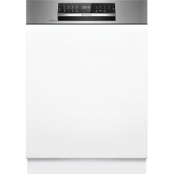 BOSCH Masina de spalat vase semi-incorporabila Bosch SMI6ECS12E, 14 seturi, 8 programe, ExtraDry, Sistem Rackmatic, Tab-count, Home Connect, 60 cm, Clasa A, Alb