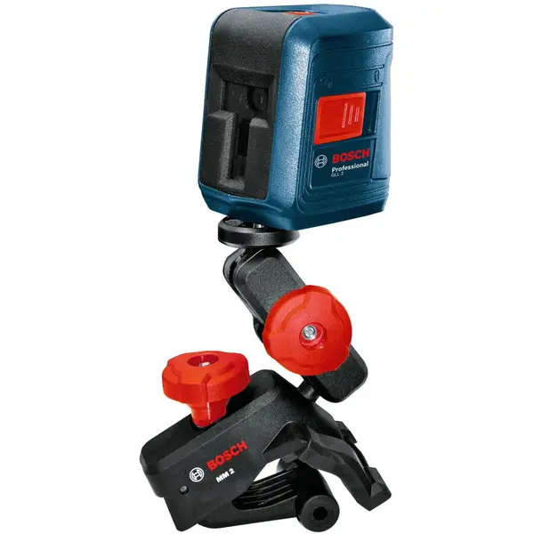 BOSCH Nivela laser Bosch GLL 2-10, cu linii, 10 m, +/-0.3 mm/m, 2 linii laser, fascicul rosu, geanta textila
