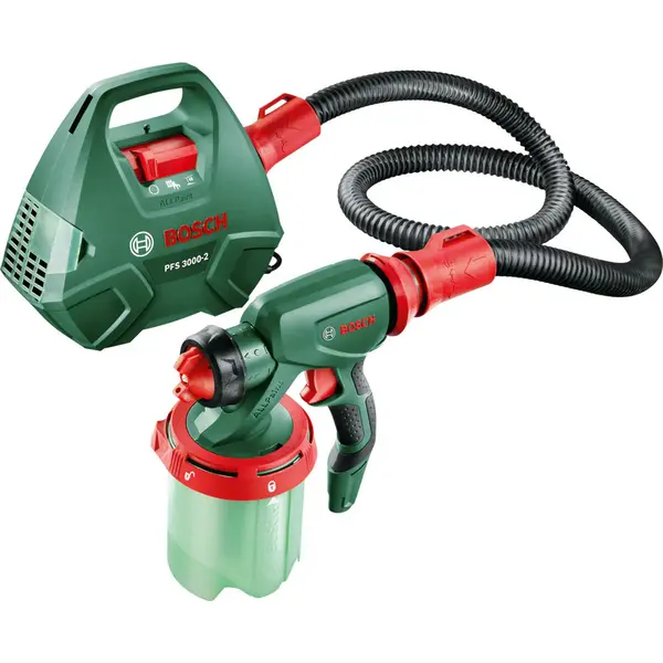 BOSCH Pistol de vopsit Bosch PFS 3000-2, 650 W, 1000 ml capacitate rezervor, 300 ml/min capacitate pompare, sistem SDS