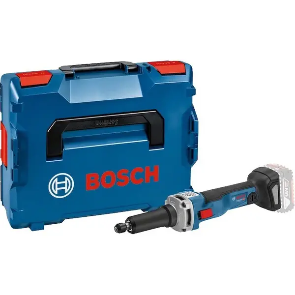 BOSCH Polizor drept pe acumulator Bosch Professional GGS 18V-23 LC, 18 V, 23.500 RPM, bucsa elastica, cutie L-Boxx, cheie 13 mm, cheie 19 mm, fara acumulator/incarcator