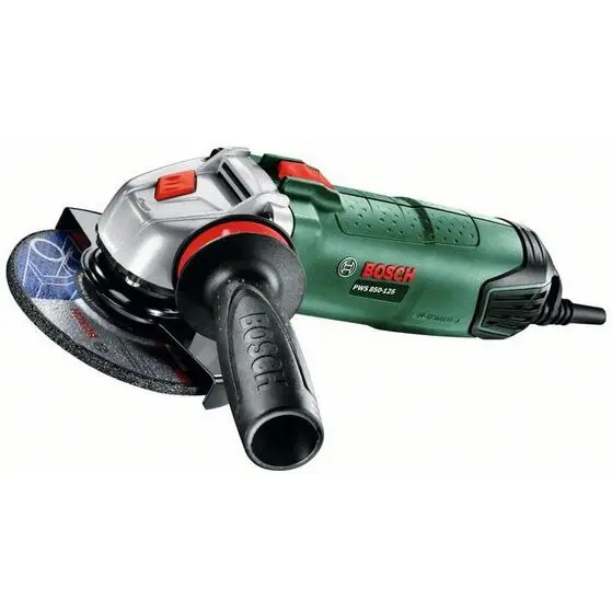 BOSCH Polizor unghiular Bosch 06033A270B, 850 W, 125 mm diametru disc, 12.000 RPM, aparatoare cu protectie reglabila, maner cu amortizor vibratii, Verde-Negru