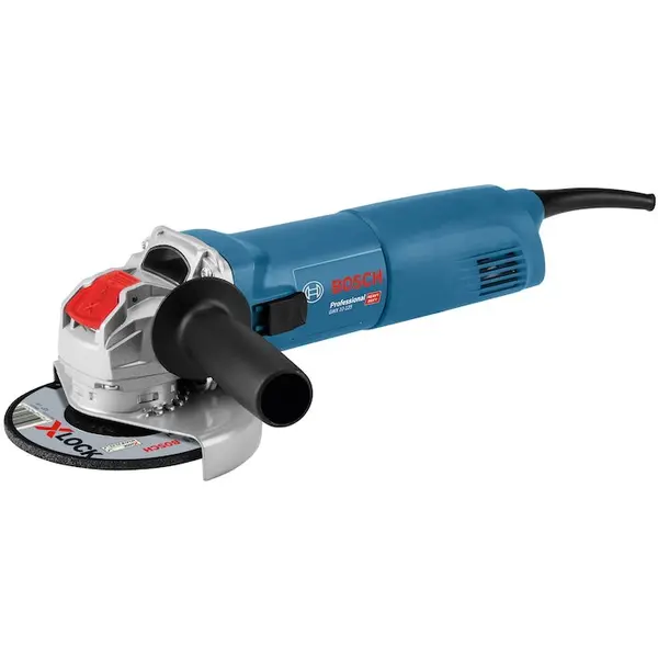 BOSCH Polizor unghiular Bosch Professional X-Lock GWX 10-125, 1000 W, 11.000 RPM, 125 mm diametru disc, cutie, maner auxiliar, aparatoare de protectie