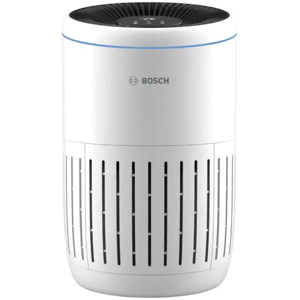 BOSCH Purificator de aer Bosch Air 2000, CADR 180m3/h, Prefiltru, filtru HEPA H13, filtru carbon activ, senzor de praf, timer, alb