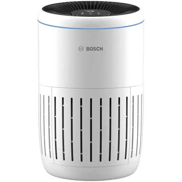 BOSCH Purificator de aer Bosch Air 2000, CADR 180m3/h, Prefiltru, filtru HEPA H13, filtru carbon activ, senzor de praf, timer, alb