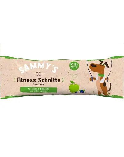 BOSCH SAMMY’S Fitness Slice Baton Baton recompensa pentru caini, cu mar si fructe de padure 25 g