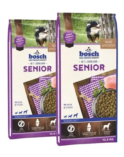 BOSCH Senior Hrana uscata pentru cainii senior 25 kg (2 x 12.5 kg)