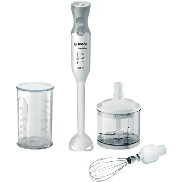 BOSCH Set Blender Bosch MSM66050, 600 W, 12 Viteze, Alb-Gri