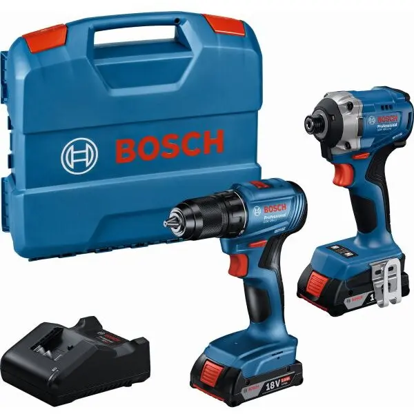 BOSCH Set combi BOSCH 06019N2023, 1x PRO GDR 18V-215, 1x GSR 185-LI, 2x 2,0AH, 1x GAL 18V-20