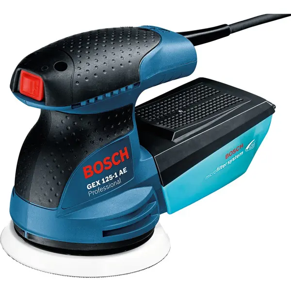 BOSCH Slefuitor cu excentric Bosch Professional GEX 125-1 AE, 250W, 125mm, Albastru-Negru