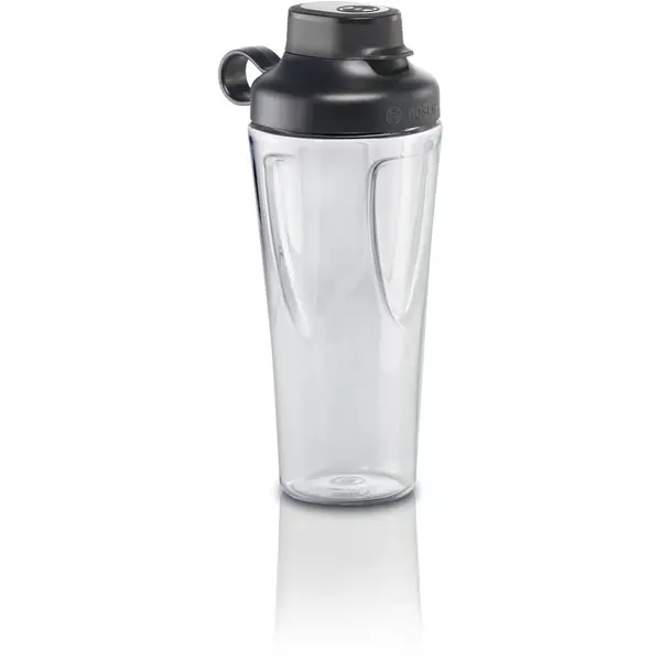 BOSCH Sticla BOSCH ToGo MMZBT01B - 17006673, Tritan fara BPA cu capacitate de 0,8 l, Capac cu protectie impotriva varsarii accidentale