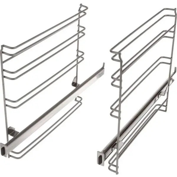 BOSCH Suport complet de sine telescopice pe 1 nivel BOSCH 17007589, Pentru cuptoare de 60cm cu microunde si functie de piroliza, Max. 15kg