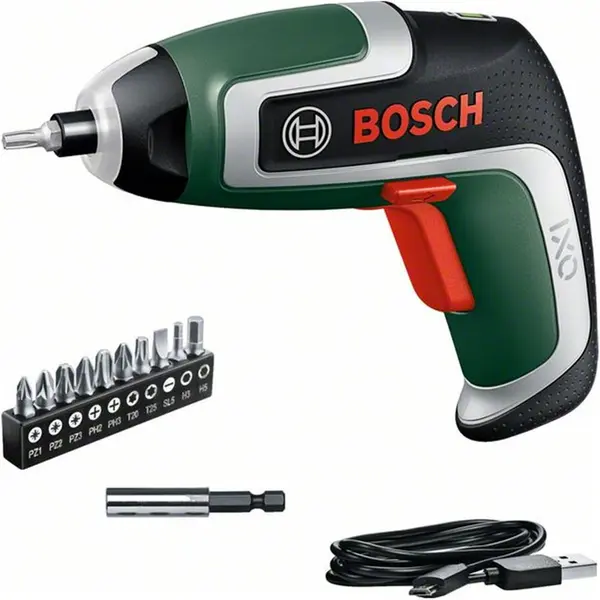 BOSCH Surubelnita cu acumulator Bosch IXO 7 Basic, 3,6 v, baterie Li-ion 2.0Ah, Verde-Negru