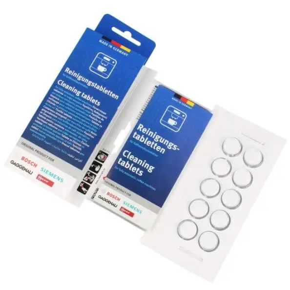 BOSCH Tablete de curatare pentru espressor BOSCH/SIEMENS 00312295, 10 tablete