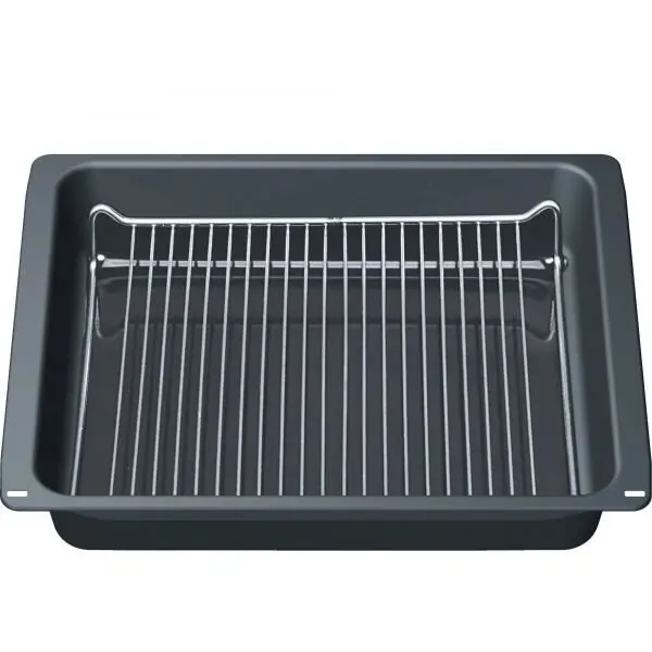BOSCH Tava cu gratar BOSCH HEZ333003 - 00574906, 46,5 cm x 37,5cm x 8 cm, 10 litrii, email