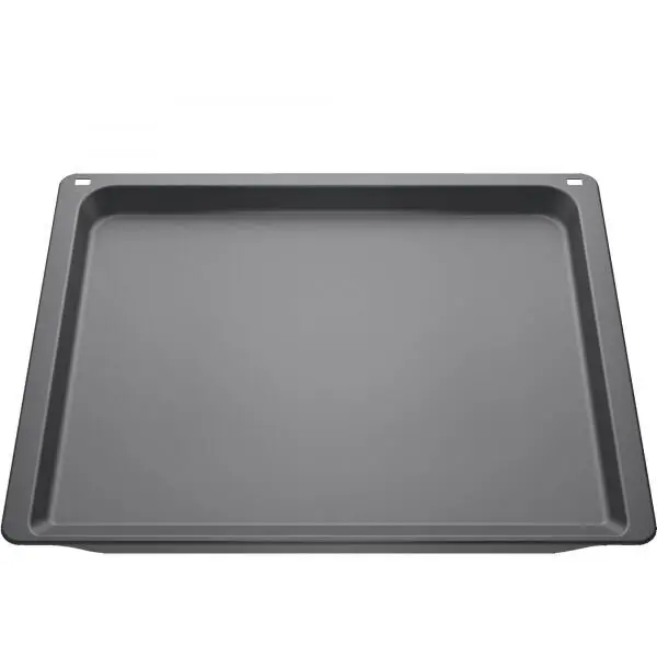 BOSCH Tava de copt Bosch 17004291, Ceramica antiaderenta pentru cuptoarele BOSCH, Termorezistenta pana la 300 °C, 455 x 30 x 375 mm