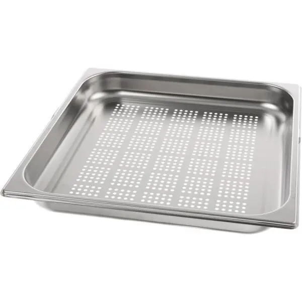 BOSCH Tava perforata BOSCH 11037093, Dimensiune L, 354x344x40mm, Otel inoxidabil
