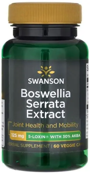 Boswellia Serrata Extract, 125 mg, 60 capsule, Swanson