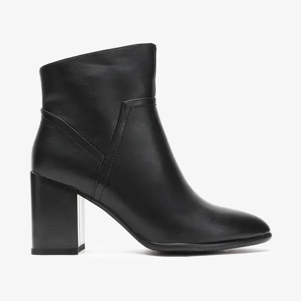 Botine dama din Piele Ecologica CRL0663 Negru