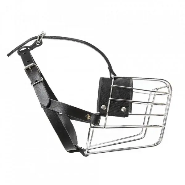 Botnita pentru caini din metal DogTech Boxer Mijlociu