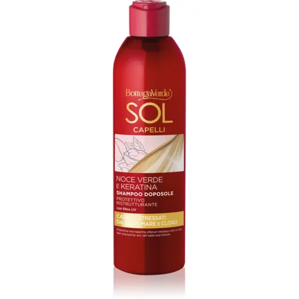Bottega Verde Sol Capelli șampon de protecție și hidratare dupa expunerea la soare 250 ml