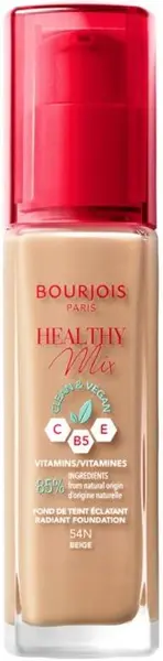 Bourjois Fond de ten Healthy Mix Clean & Vegan, 54 Beige, 30 ml