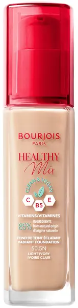 Bourjois Healthy Mix Fond de ten Clean & Vegan, 50.5N Light Ivory, 30 ml