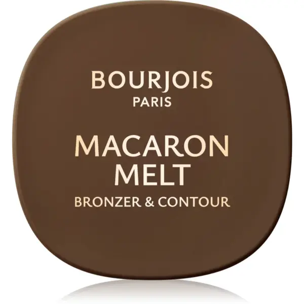 Bourjois Macaron Melt Bronzer & Contour bronzer și pudră pentru contur 2 in 1 culoare 04 Espresso Latte 5 g