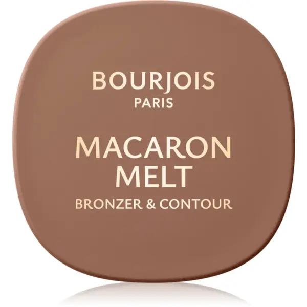 Bourjois Macaron Melt Bronzer & Contour bronzer și pudră pentru contur 2 in 1 culoare 01 Vanilla Foam 5 g