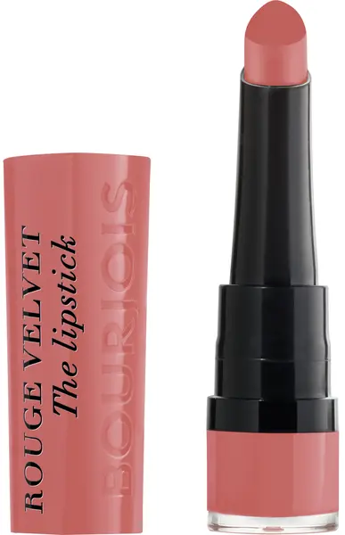 Bourjois Ruj stick de lungă durată Rouge Velvet, 02 Flaming Rose, 2.4 g