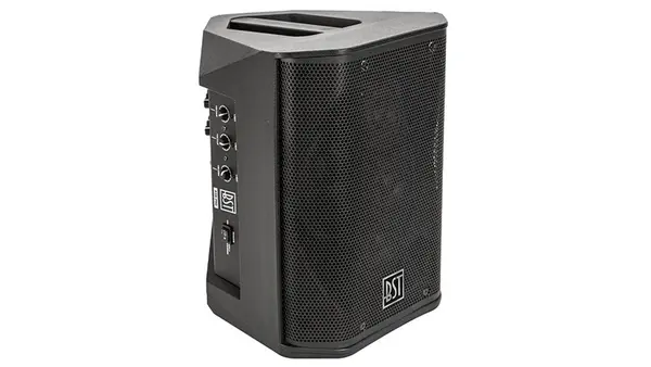 Boxa activa profesionala 120W RMS, 6.5 inch, 3 canale, BST Pro ASB-PRO, XLR, 2x RCA, Jack 6.3mm, Bluetooth, baterie Lithium-ion 2600mAh