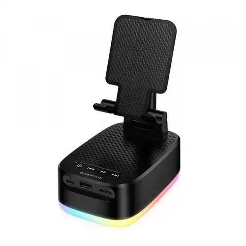 Boxa Bluetooth Borofone BR200 Marea 2in1, 5W, TWS, RGB, Neagra