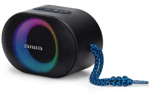 Boxa portabila Aiwa BST-330, Bluetooth, Hyper Bass, IPX 6, Albastru