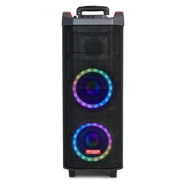 Boxa portabila Aiwa KBTUS-608, Karaoke, Bluetooth, Negru
