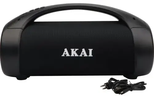 Boxa Portabila Akai ABTS-55, Bluetooth, rezistent la apa, USB si Aux-In, 50 W, usb c (Negru)