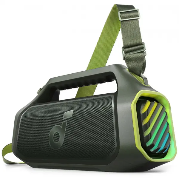 Boxa Portabila Bluetooth Anker SoundCore Boom 2 Plus, 140W, TWS, RGB, Waterproof, Verde A3134061