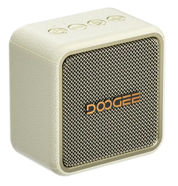 Boxa Portabila Bluetooth DOOGEE Field Pulse, Alb, 15W (20W Peak), Bluetooth 5.3, IP67, 16 Ore Autonomie, TWS Stereo, USB, TF Card, AUX, Hands-Free