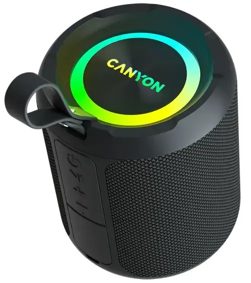 Boxa Portabila Canyon OnMove 11, IPX6, Bluetooth, 20W, RGB (Negru)