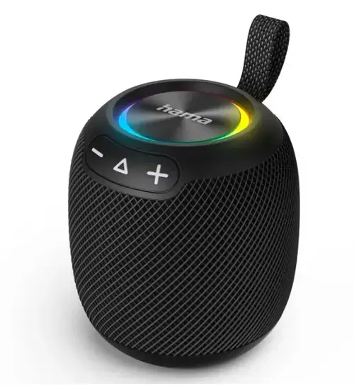 Boxa portabila Hama Bomb 3.0, 16W, True Wireless, Bluetooth, IPX7, LED (Negru)