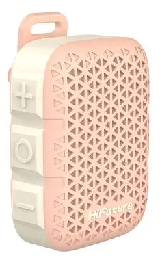Boxă portabilă HiFuture - Pocket S, IPX7, roz