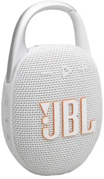 Boxă portabilă JBL - Clip 5, albă