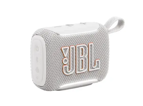 Boxa portabila JBL GO 5, 4.8 W, Bluetooth 6, USB-C, Autonomie 8 ore, IP68 (Alb)