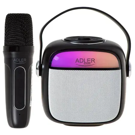 Boxa Portabila Karaoke Adler AD 1199, microfon (Negru)