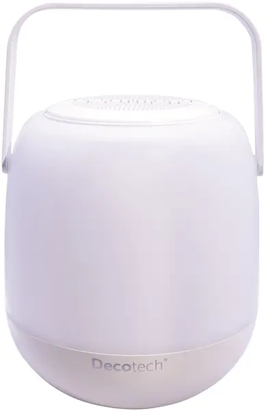 Boxă portabilă luminoasă Lexibook - Decotech BTL410, 8W, RGB, albă