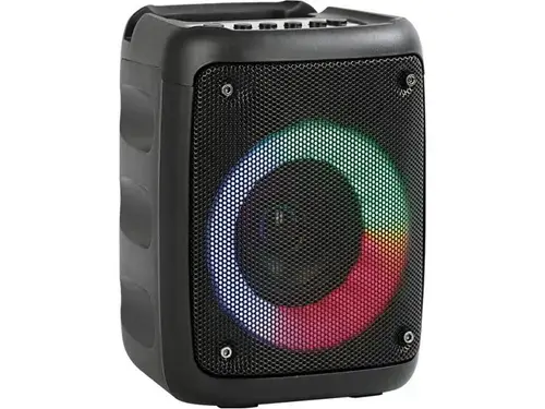 Boxa portabila Rebeltec STAGE 180, 18 W, Bluetooth, LED multicolor, Autonomie 7 ore (Negru)