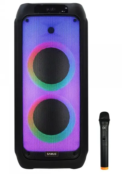 Boxa portabila Samus IBIZA SENSE 8 – 800W, 80 W RMS, Bluetooth, Radio FM (Negru)