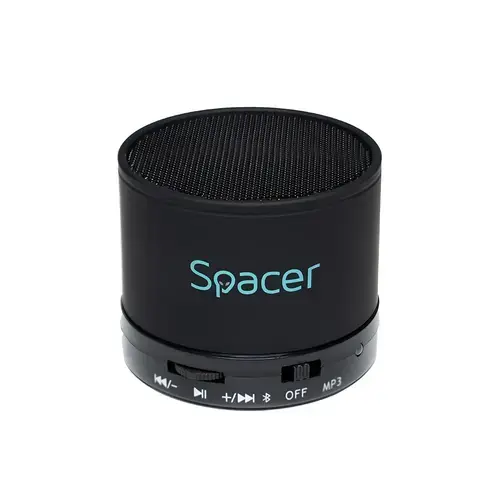 Boxa Portabila Spacer Topper, 3W, Bluetooth (Negru)