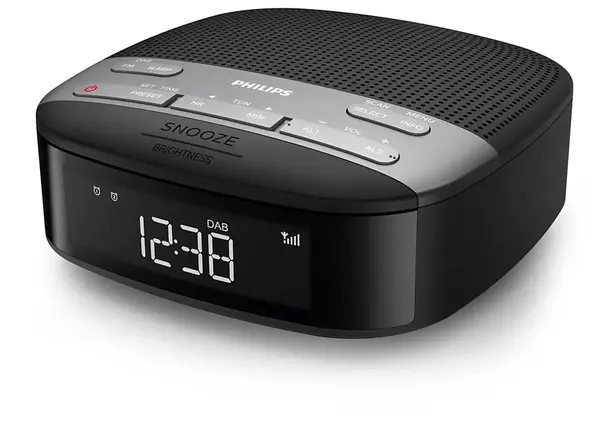 Boxă radio cu ceas Philips - TAR3505/12, negru/gri