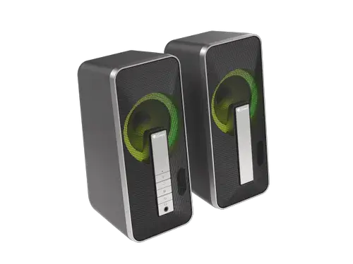 Boxe 2.0 Genesis Helium 100BT RGB Gaming, Bluetooth, 10W RMS (Negru)