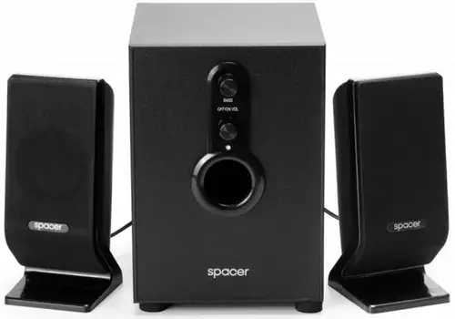 Boxe 2.1 Spacer SPB-2200, 11W (Negre)