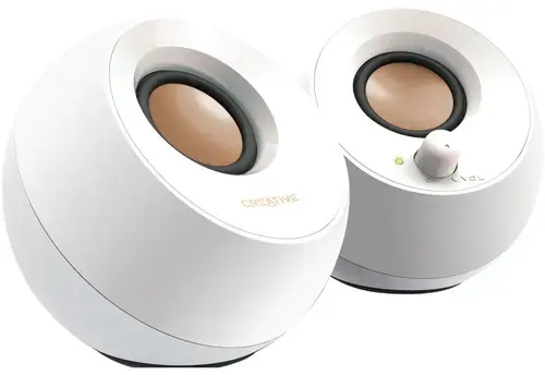 Boxe Creative Pebble, 2.0, 4.4 W (Alb)